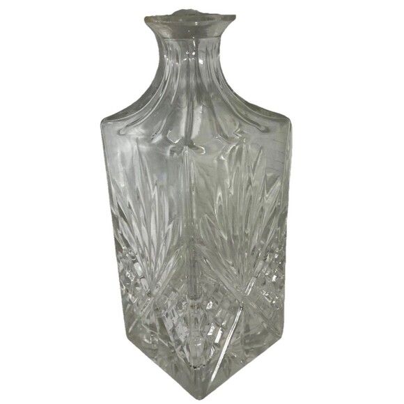 Dublin Crystal Whiskey Decanter 24oz no Stopper for liqueur or Water 9’x 4’ - Picture 6 of 16